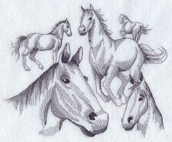 Les chevaux - Design 14